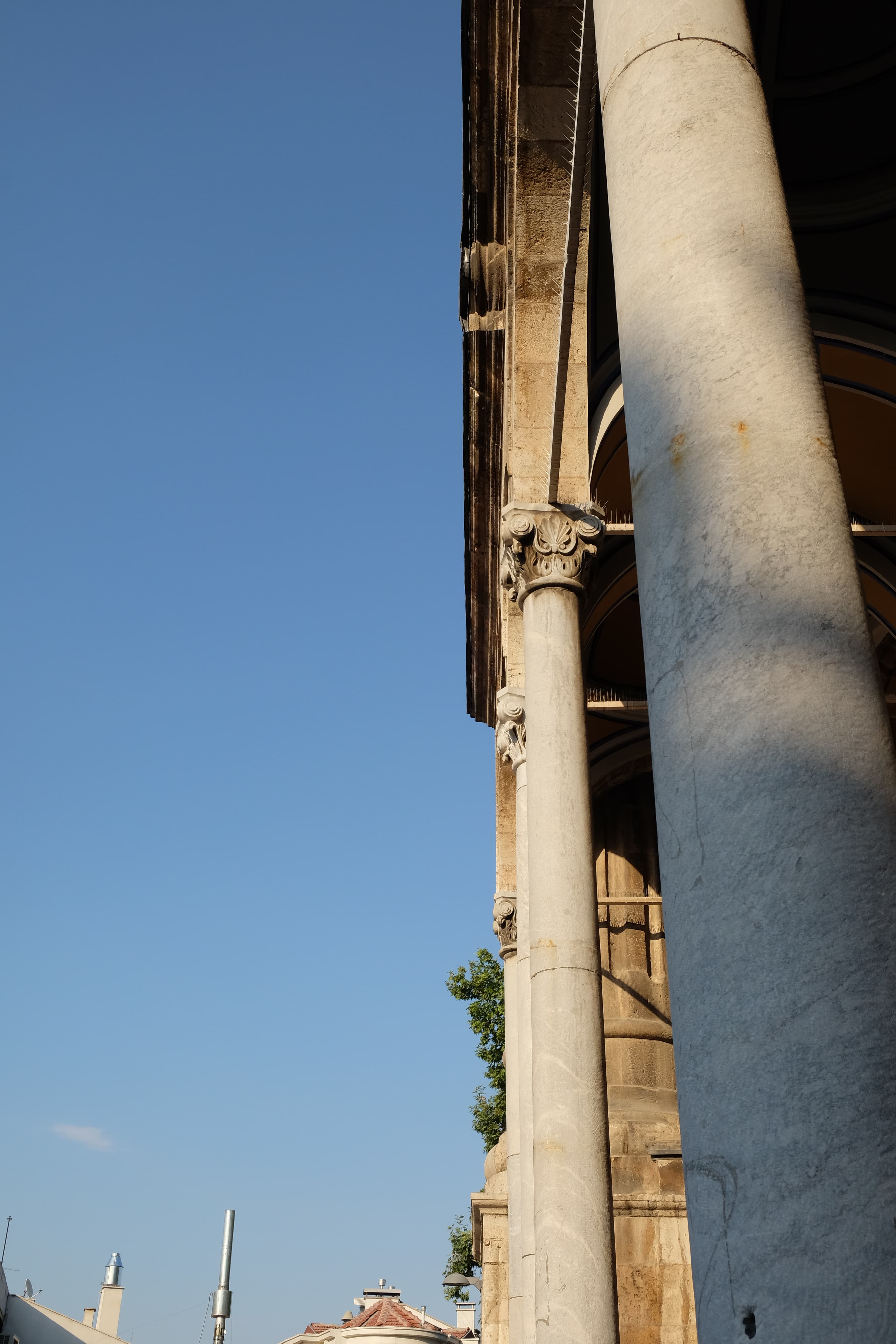 Columns of a temple